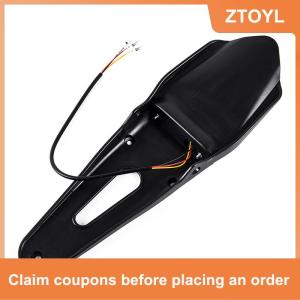 【ZTOYL】 Polisport đèn hậu LED & Chắn bùn sau xe máy Đèn hậu Enduro dừng MX Trail