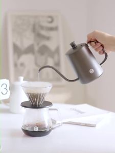 TIMEMORE FISH03 Gooseneck Kettle 300-600ML Coffee Pot Pour-Over Kettle 90 °   Patented Spout Coffee Pot Drip Kettle