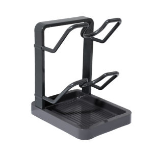 Kitchen Pot Lid Storage Rack Double-Layer Pot Lid Organizer Kitchen Countertop Storage Rack