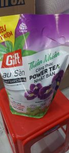Nước lau sàn Gift hương hoa  Iris túi 3.6kg - sàn nhà sạch đẹp