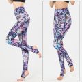 Ready stock) Yoga Pants Women's High Waist Trainer Sports Leggings Long Tights Floral Push Up Running Pants Workout Sweat Pants. 