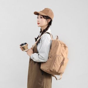 Movi Katie ba lô bằng Vải ni-lông thời trang với thiết kế khâu khóa kéo và phong cách