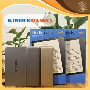 Máy đọc sách Kindle Oasis 3 2019 10th (Lates model) màn hình 7” 300PPI đèn vàng Warmlight waterproof IPX8 CPU 512 CPU 1MHz RAM 512 Stogare 8-32GB