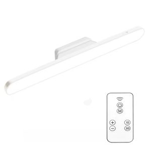 QUA 3 màu Đèn LED từ tính Bảo vệ mắt Điều khiển từ xa Đèn hấp phụ từ tính Đa chức năng Độ sáng có thể điều chỉnh Đèn đọc sách LED Sử dụng đọc