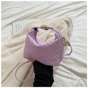 SEA YADOU ฤดูใบไม้ร่วงแฟชั่นลำลองกระเป๋าถือเงากระเป๋าผู้หญิงรุ่นใหม่ลายหินกระเป๋าสะพายกระเป๋าสะพายข้างเรียบง่าย