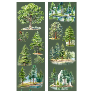 Băng dán thẩm mỹ vẻ đẹp băng nghệ sĩ băng băng dính Pet băng dính trang trí Rừng băng crafting băng đồ dùng thủ công