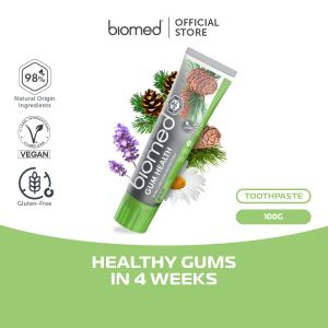 Biomed Natural Toothpaste Gum Health Fluoride Free Gum Protection Tanpa Fluorida Ubat Gigi 无氟牙膏 (100g)