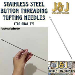 12 Inches Upholstery needle Stainless Steel Button Threading Tufting Needles For Furniture