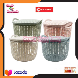 OBRAL HABIS!! 12 PCS Keranjang Bah Topas / Keranjang Bulat / Keranjang Multifungsi Tanpa Tutup
