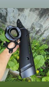 Bộ ốp pô đen nhám Exciter 150 - chụp kiểu TFX.