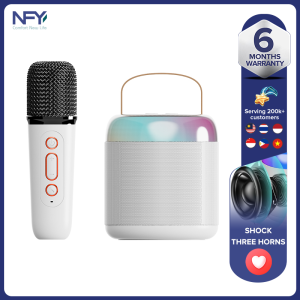 New 2023 model mini home karaoke microphone wireless Bluetooth sound outdoor portable microphone sound integrated portable speaker