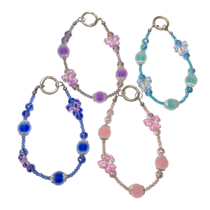 Women Girls Cellphone Pendant Mobilephone Hanging Cord Elegant Handmade Beaded Telephone Strap Fashion Accessory