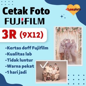 Cetak foto fujifilm Cetak 3R 13X9 kualitas lab Full Print Mesin NORITSU Kualitas Terbaik Ter murah