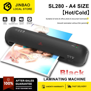 【PH Ready Stock】MINI A4 Laminator Machine Hot/Cold/Reverse 220V Heavy Duty Laminating Machine Hot And Cold Laminator(For Document Paper ID Card)SL-280 & PROMO PACKAGE