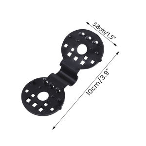 Moda 10pcs Shade Cloth Plastic Clips Round Plastic Black Clips for Sun Shade Net/Anti Bird Netting Shade Fabric Accessories