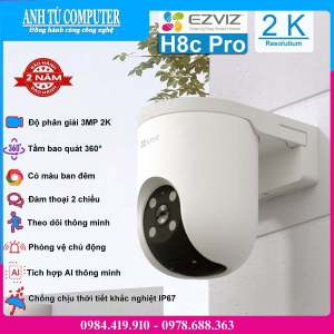 Camera WiFi EZVIZ H8C Pro 2K 3MP