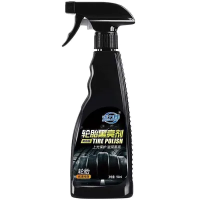 Tyres foam spray/tyre shine for glossy/tyres wax/rich black tyres