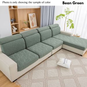 Perfect Deco 1/2/3/4 Seater Elastic Cushion Cover Jacquard Fabric Thickness Seat Cover Protector Sarung Kushion Segi Empat