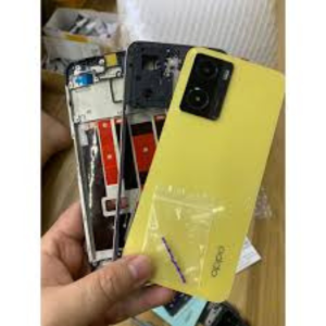Bộ Vỏ Thay Thế OP A57 4g /A77S 2020 Lưng Kính Camera Khung Viền Phím Sườn Benzel (Tặng keo dán và bộ sửa)