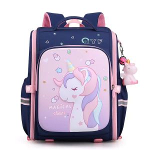 [48 hours delivery] New waterproof School Bags for Kids Girls Rolling luggage Backpack Wheeled Bag  kids Trolley schoolbag  girls large capacity backpack trolley bag for kids girls unicorn bags for girls kids bag for kids girl with wheels