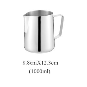 Konco bình Đánh Bọt Sữa bằng thép không gỉ sữa nồi hơi Cốc Jug Creamer phụ kiện thích hợp cho barista máy pha cà phê Espresso 1 mảnh
