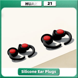 HUAK Ear Plugs for Sleep Noise CancellingSoft Reusable Silicone Ear Plugs Noise Reduction for Sleep Snoring Concert Work Travel