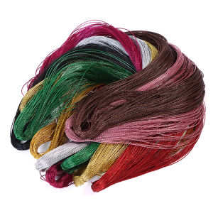 songduanshi 100m Rope Cord Gift Packaging String Metallic Jewelry Thread Cord