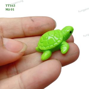 TT163 - Rùa xanh DIY trang trí tiểu cảnh chram theo ý - nhớ xem phần mô tả