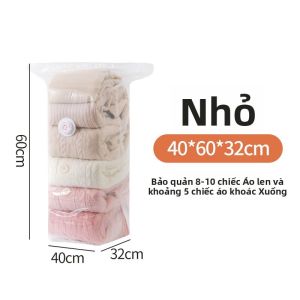 Không Khí Hút Chân Không Dày Túi Bảo Quản Hộ Gia Đình Du Lịch Lưu Trữ Dụng Cụ Tiện Dụng Theo Mùa Quần Áo Chăn Lưu Trữ Đặc Biệt Túi Nén