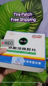 30mm 40mm 52mm Vulcanizing tire patch Car Round Natural Rubber Tire Cold Patch Tubeless Patch