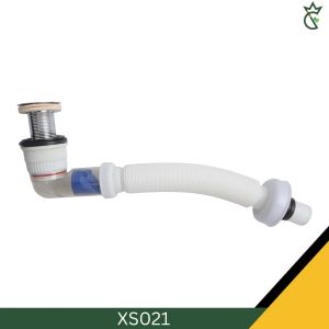 ท่อย่น/ท่อน้ำทิ้ง สีขาว กันกลิ่น กันแมลงสแตนเลส ABS เชื่อมต่ออ่างล้างหน้าล้น ท่อระบายน้ำใต้อ่างล้างหน้า พร้อมสะดืออ่าง