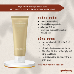 Mặt Nạ Thanh Lọc Da 120g RETURNITY Yulmu SkinClean Mask
