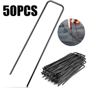 【ส่งจากไทย】หมุดปักผ้าคลุมดิน หมุดยึดผ้าคลุมวัชพืช ขนาด แข็ง ทนทาน วัสดุpp แพคละ ประมาณ100 ชิ้น 16cm ลิ่มปักดิน พลาสติกคลุมดิน ผ้าคลุมวัชพืช (หมุดปักดิน เหล็กปักดิน ลวดตัวยู หมุดยึดผ้าคลุมดิน เหล็กเสียบผ้าคลุมดิน หมุดผ้าคลุมดิน เหล็กเสียบดิน)