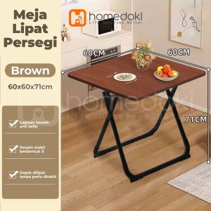 Meja Lipat / Meja Lipat Kayu / Meja Makan Portable / Meja Lipat Besi / meja makan lipat portable / Meja Laptop Portable / Meja Makan