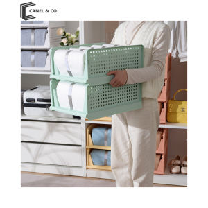 Canel & CO Rak Laci Penyimpanan Lipat C19 Rak Susun Plastik Storage Pakaian Rak Baju Organizer