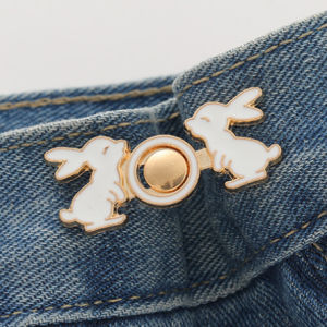 Indo - Pengecil Celana Kebesaran / Daisy Waist Button Adjustable / Pengait Jeans Motif Karakter