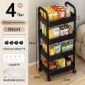 IKEA Kitchen Multi-Purpose Trolley / Kitchen Storage / Kitchen Rack With Wheels Movable Storage Cart. 
