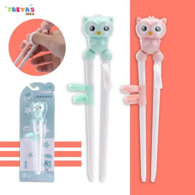 FR-C355 Sumpit Anak Karakter Training Chopstick / Sumpit Anak Belajar Makan / Sumpit Latihan Anak / Alat Makan Anak Bayi