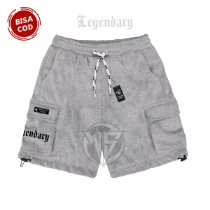 BISA COD Celana Cargo Pendek Cowok Kekinian Bahan Katun Fleece Tebal dan Lembut | Celana Pendek Cargo Pria | Short Pants Cargo | Celana Gunung | Celana Santai Size M - XXL