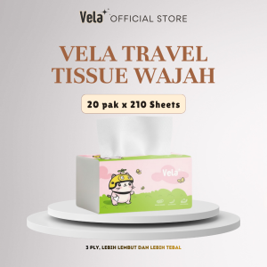 BUY 15 GET 5 Vela Tissue 210 Sheets 3 Ply Tisu Wajah Halus Tisu Murah Gratis Ongkir
