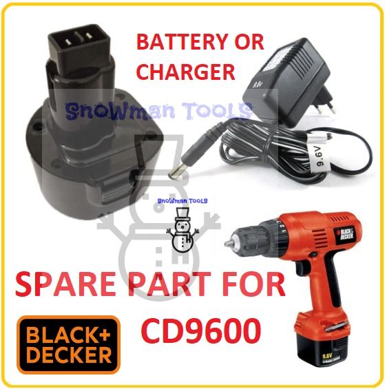 Black decker best sale 9.6 v charger