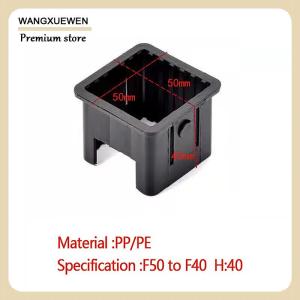 [COD] Square Tubing For Cover Tube Durable Chair Glide Insert Finishing Plugs Fitness Equipment Accessories Sliding Sleeve