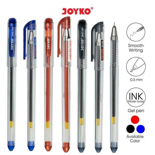 Joyko Which Is Better Ballpoint Or Gel Pen Joyko Ballpoint Gel Pen