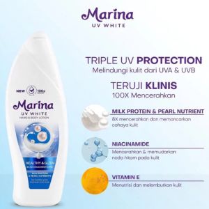 Marina Uv White 460 ML Hand & Body Lotion Original