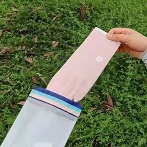 Summer Sunscreen Gloves Women Thin Ice Silk Anti-ultraviolet Dew Finger Touch Screen Driving Riding Non-slip Breathable Gloves