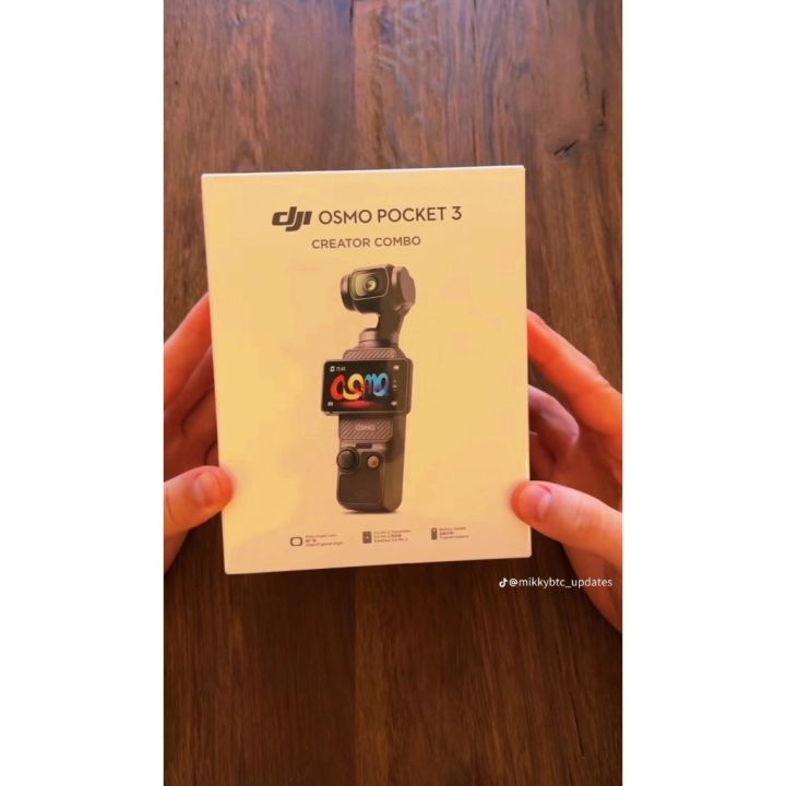 XXX The DJI Osmo Pocket 3 combines a three axis gimbal with a 4K camera