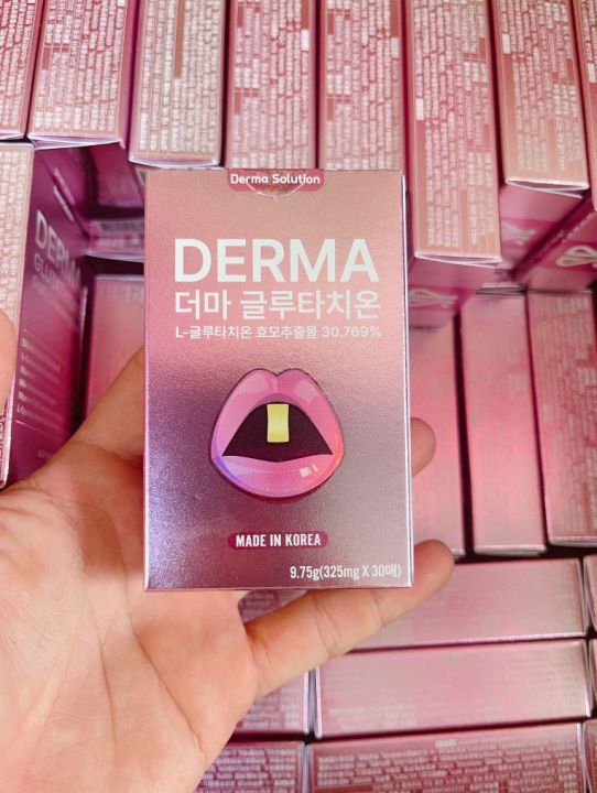 derma glutathione orally dissolving film Film Ngậm Trắng Da Derma Solution Hàn Quốc