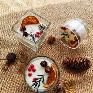 Mori Dried Flower Scented Candle Bedroom Girl Birthday Gift Sleep Aid