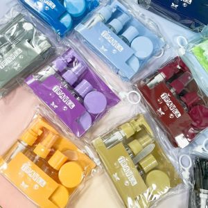 6 in 1 Traveler Empty Bottle Set for Travel Organizer Liquid Soap Dispenser Bottle Gift Giveaways