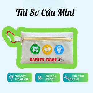 Túi Sơ Cứu Mini Cho Bé – 35+ Dụng Cụ Túi Chống Nước Treo Ba Lô Du Lịch Gia Đình Đã Kiểm Duyệt